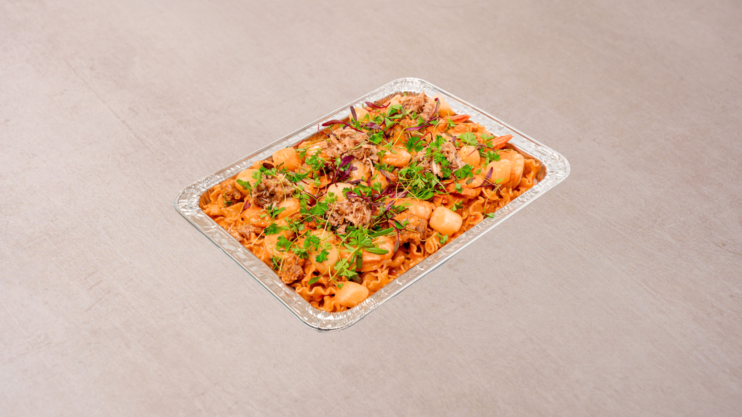 Seafood Mafaldine Tray popular dish