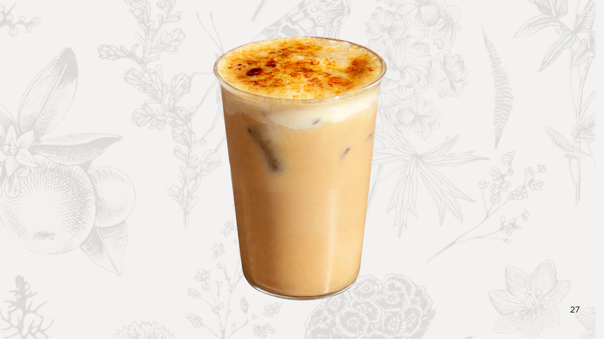 Sweet Potato Crème Brûlée Latte