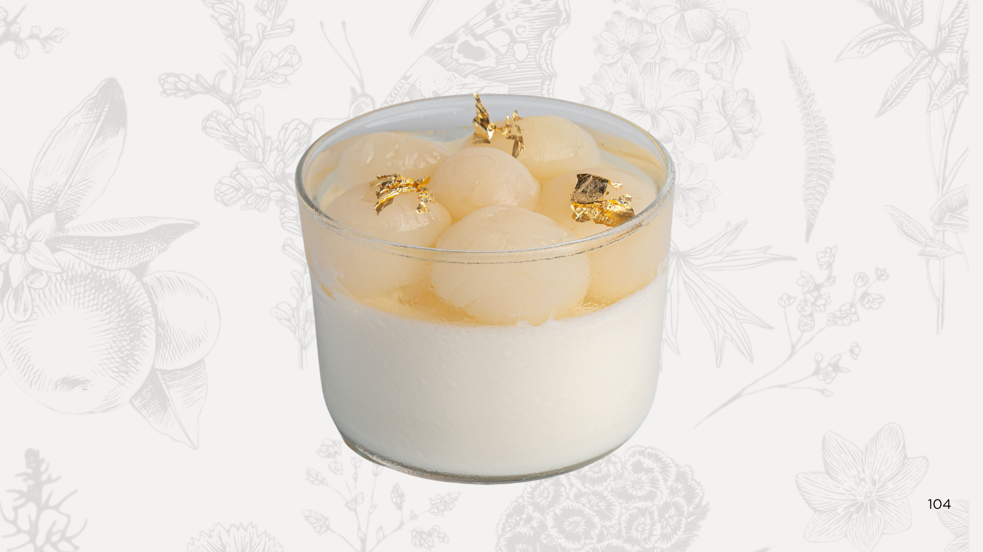 Longan Panna Cotta