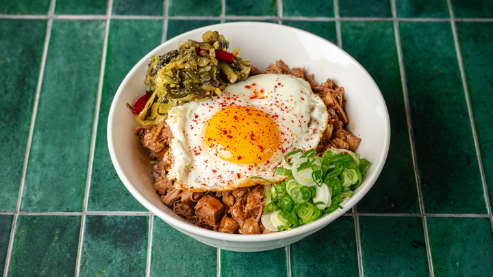 Braised Pork Belly Over Rice