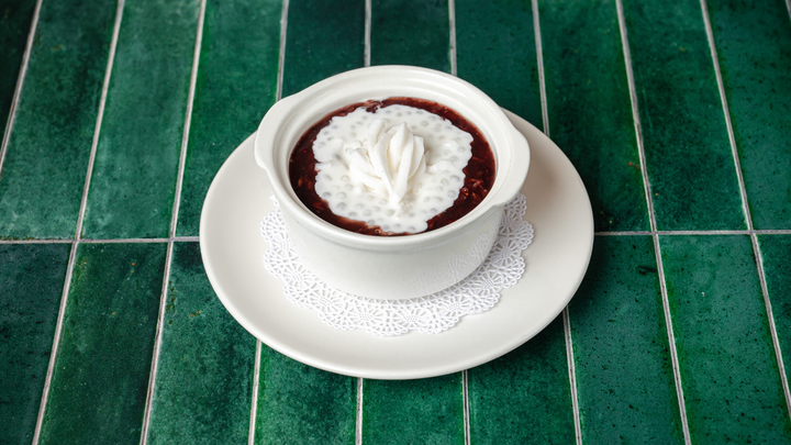 Forbidden Rice with Young Coconut