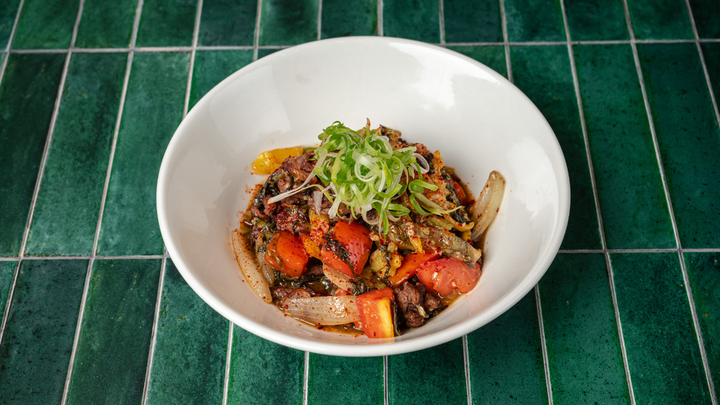 Stir-Fried Beef & Mustard Green