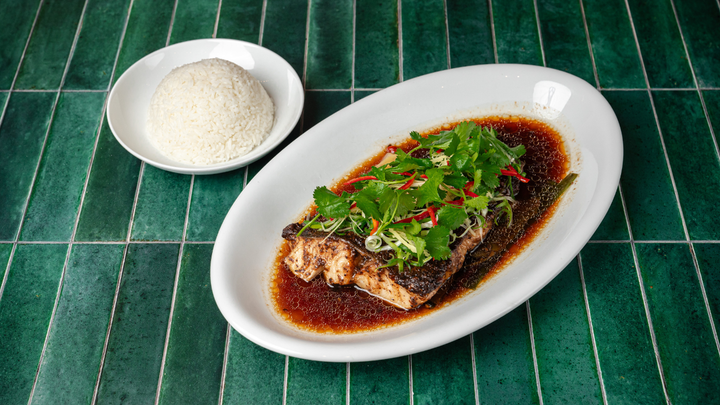 Steamed Cod with Black Bean Sauce