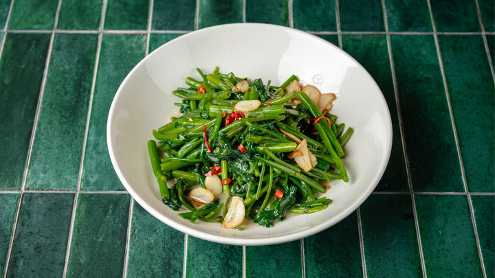 Stir-Fried Ong Choy